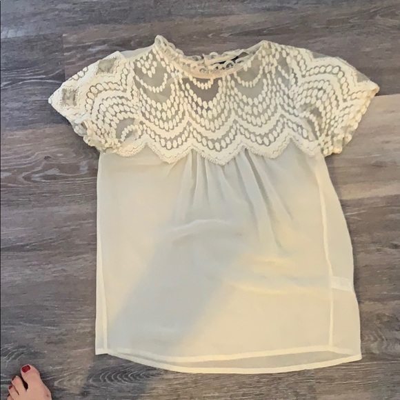 Topshop Tops - White work blouse Topshop Tops - White work blouse
